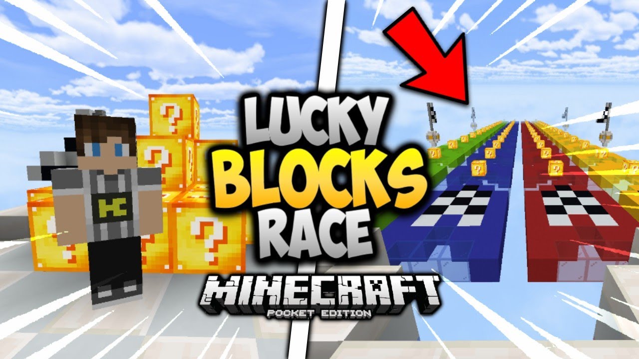Lucky Block Race 1.19.3 Minecraft Map