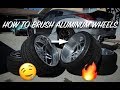 DIY: How to Brush Aluminum Wheels (3 piece wheels with polished lips)