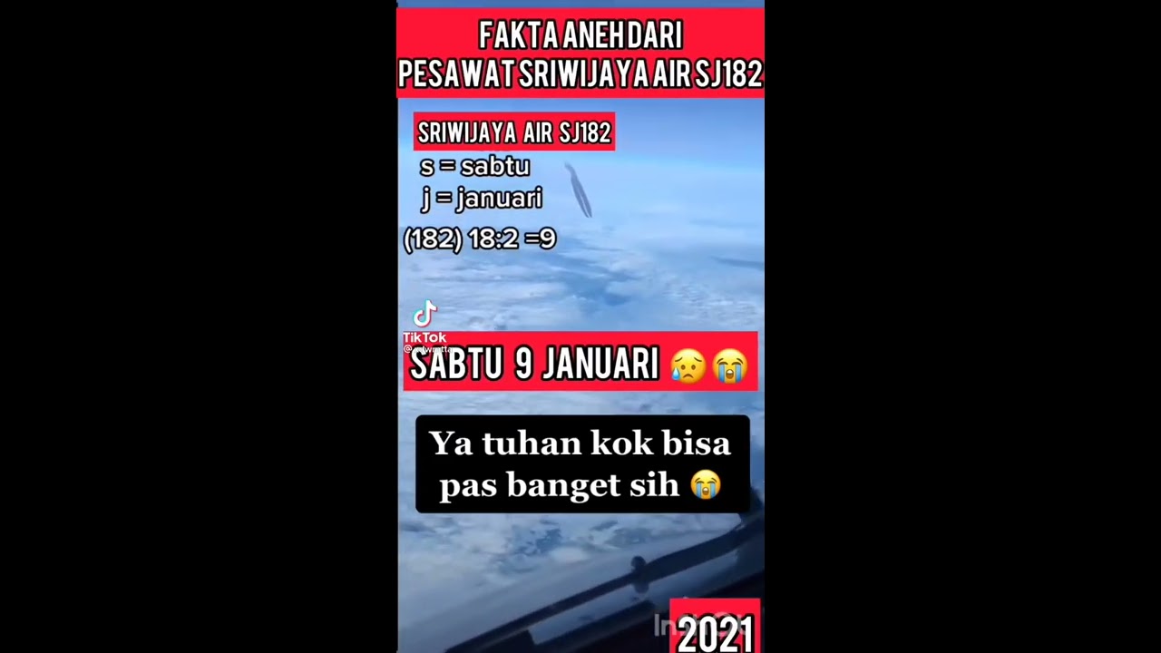 Detik detik pesawat Sriwijaya air sj182