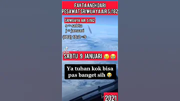 detik detik pesawat Sriwijaya air sj182