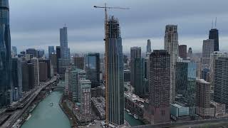 400 Lake Shore Construction Progress [April 15th, 2026]– Chicago Skyline 4k Drone Footage