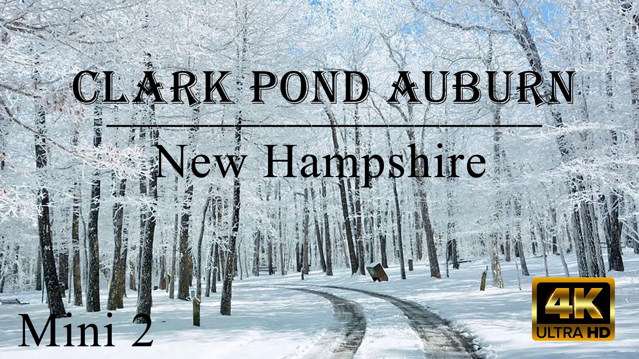 4K Clark Pond Auburn New Hampshire 4K drone footage Dji Mini 2