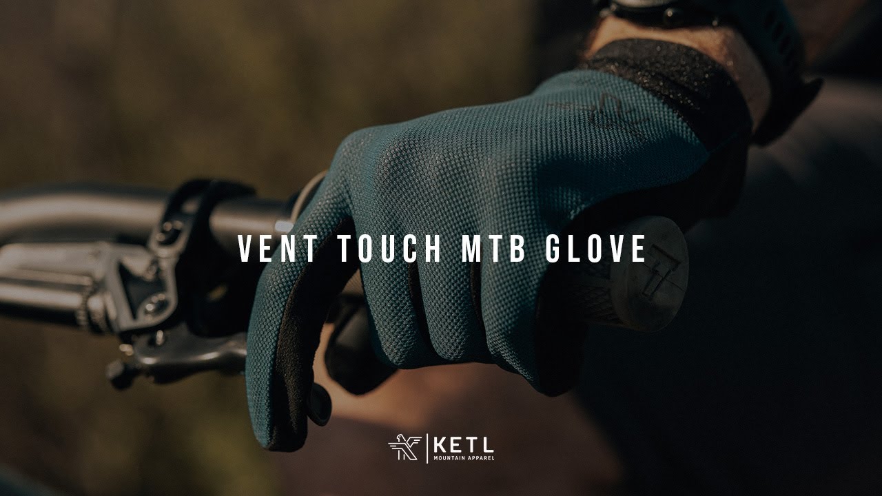 KETL Vent Touch MTB Glove - Touchscreen Compatible | Lightweight | Breathable