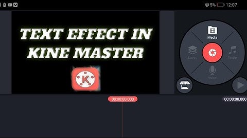 How to make text effect in kine master[tagalog tutorial]