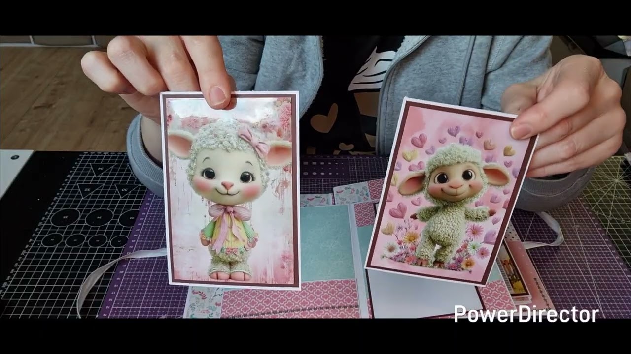 Présentation Album Pâques fait avec une collection de chez action 