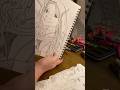 Live highlight - Drawing a Fairy with a Hood With A Reference Picture #lead #art #drawing
