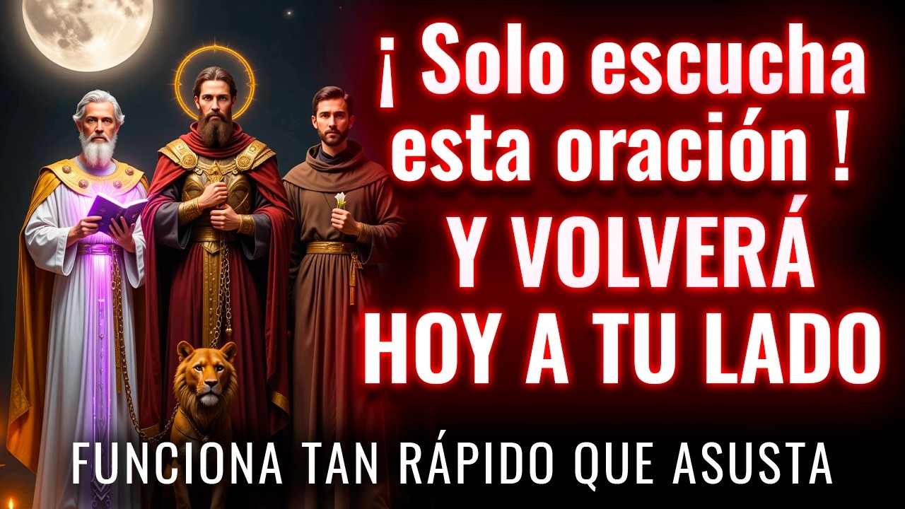 Oración del DESESPERO a SAN CIPRIANO  San Antonio Muy FUERTE REGRESA TU AMOR EN MINUTOS HOY TE LLAMA