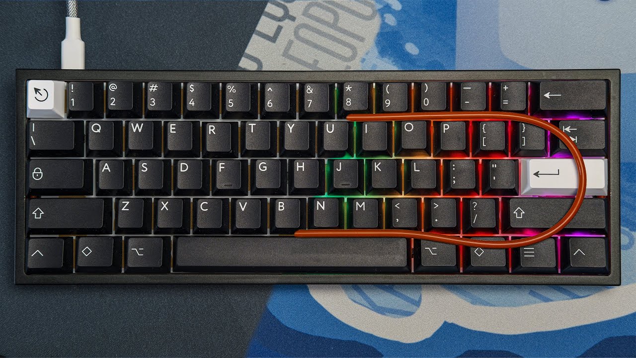 ⌨ Gummy ORing vs Tray mount // Wooting 60HE & KlippeT sound test