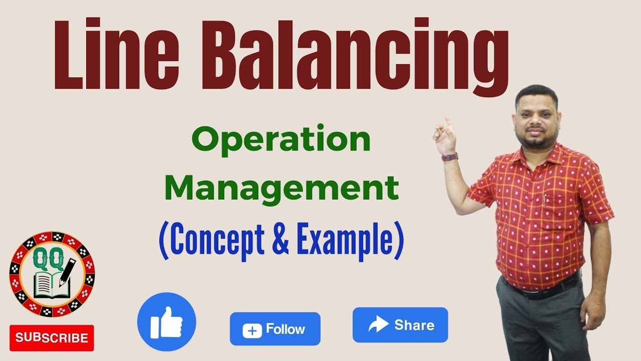Line Balancing Concept & Numerical in Hindi-Operation Management - YouTube