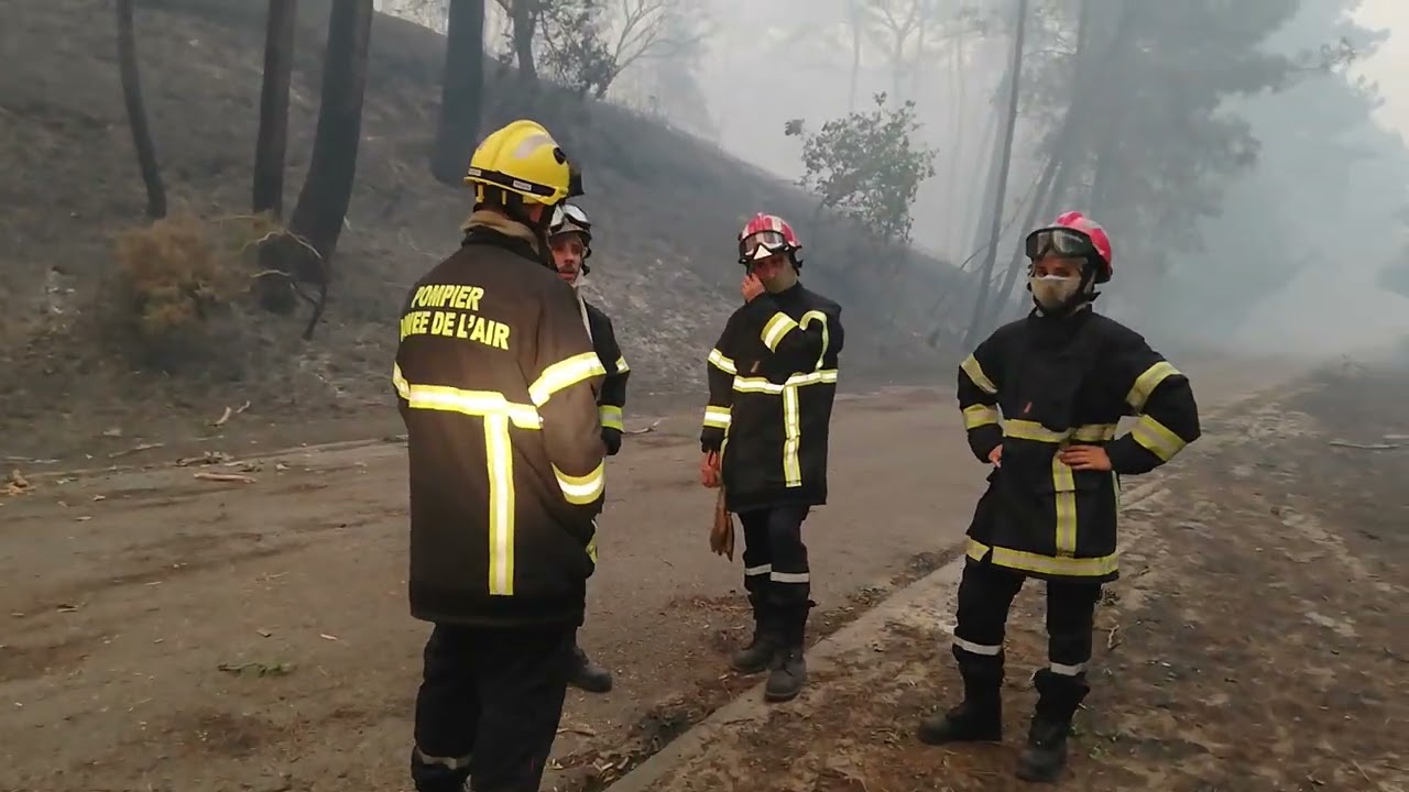 Incendie en Gironde 2 900 hectares de forêt brûlée à La TestedeBuch