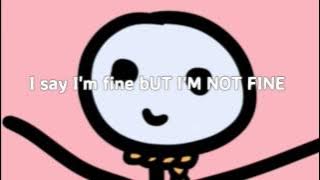 PINK GUY - Help (Lyrics with shitty animation) HD