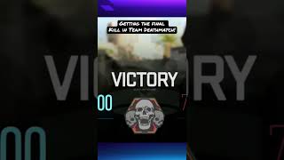 FINAL KILL!!!! Call of Duty 😱#shorts