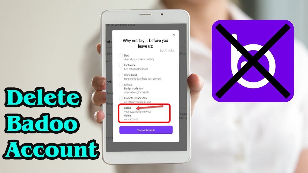 Account badoo second how to delete Simple tips