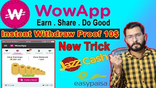 Wow app withdraw proof | wowapp earning | Online earning Application screenshot 5