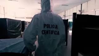 MONTARON UN HOSPITAL DE CAMPAÑA EN LA ESCUELA POLICIAL JUAN VUCETICH