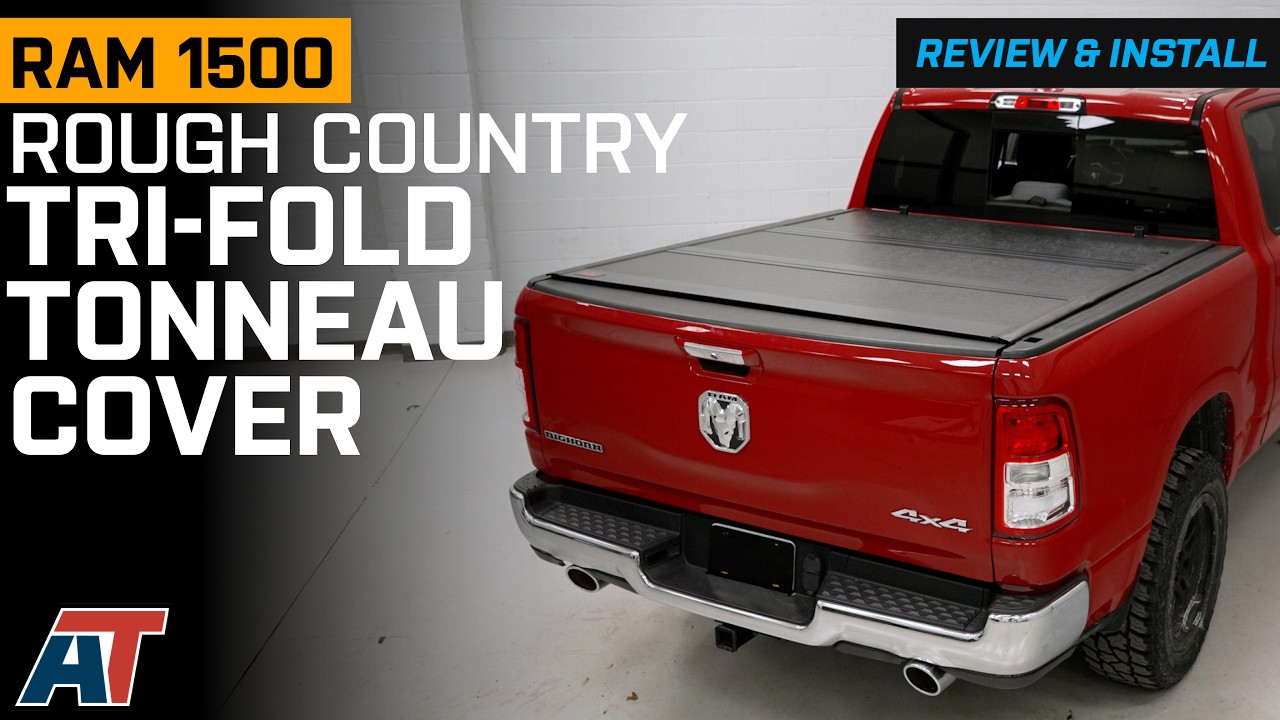 Rough Country Offroad RAM 1500 Hard Low Profile Tri-Fold Tonneau