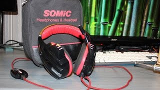Обзор игровой гарнитуры Somic E95 v2012. Gaming headset.