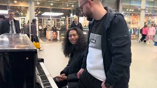 Spontaneous Piano Duet Amazes People in The Station by Andrei Piano 1,644 views 1 month ago 2 minutes, 14 seconds