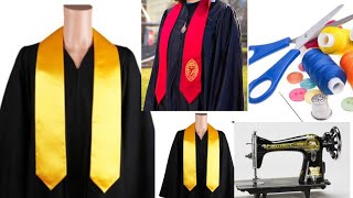 How to Cut and Sew Graduation Stole
