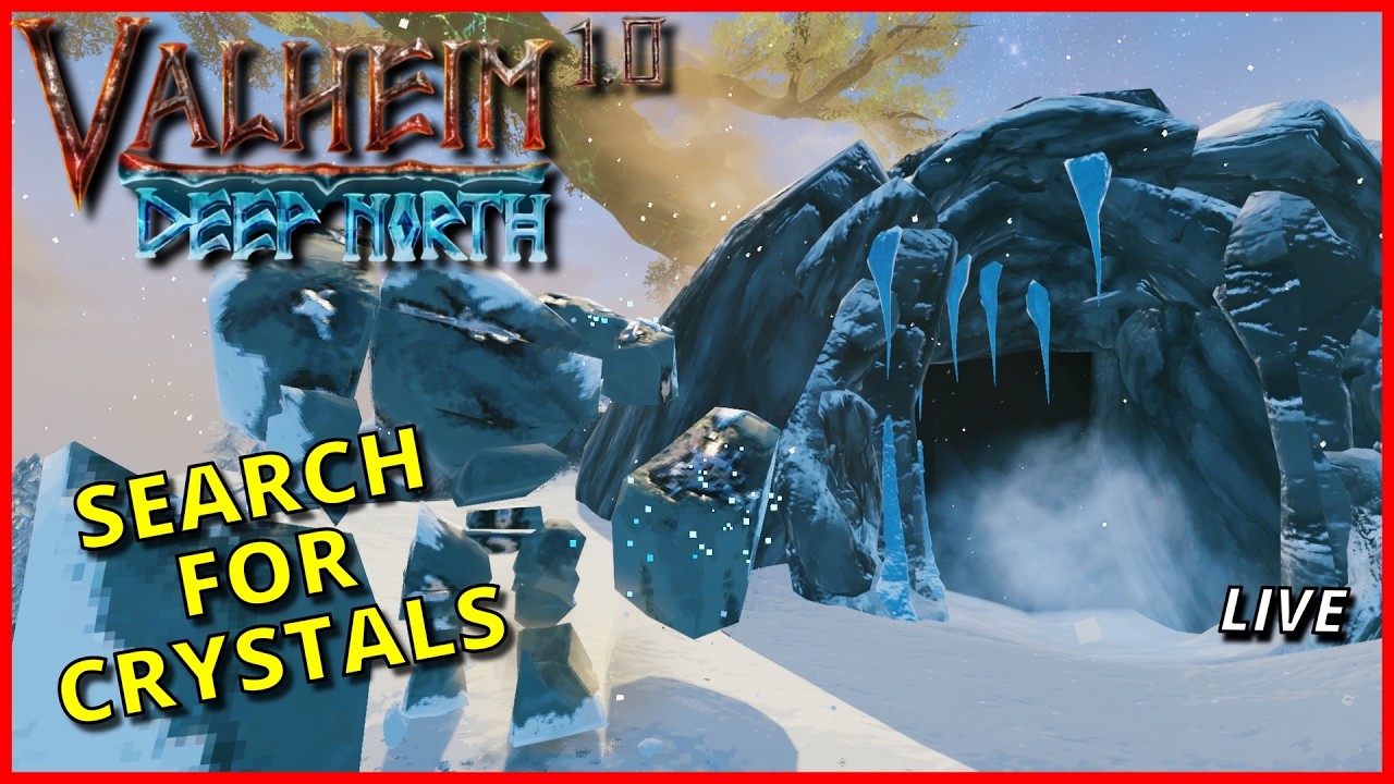No Cape but I need CRYSTALS to build! | Happy Gamers | Valheim | HostEZ Server Hosting
