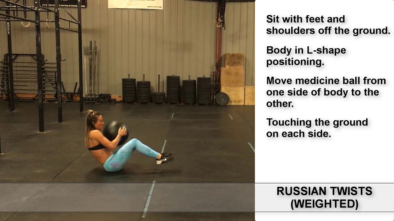 TTSL Daily Movement How To Do Medicine Ball Russian Twists YouTube