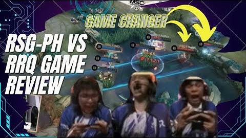 Comeback win | RSG-PH vs RRQ Game 1 | MSC 2022 Grand Finals Highlights (Read description below)