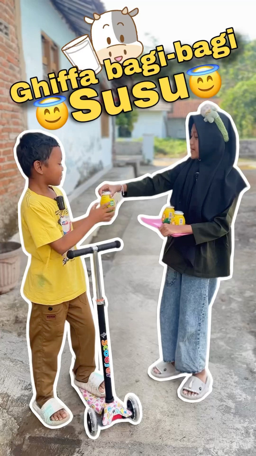 ?Ghiffa Baik bagi bagi Susu?? #shorts #susu