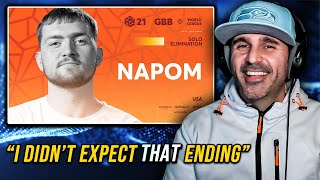 MUSIC DIRECTOR REACTS | NaPoM 🇺🇸 I GRAND BEATBOX BATTLE 2021: WORLD LEAGUE I Solo Elimination