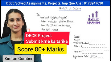 DECE Project Submission Level Up Learning Simran Gumber