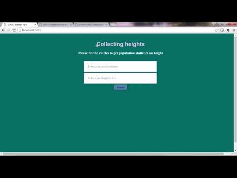 210 Steps for Building a PostGreSQL Database enabled Web App with Flask