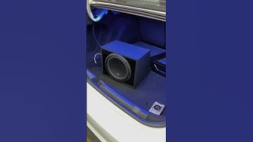 JL W3 car bass with diy box