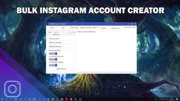 CREATE BULK INSTAGRAM ACCOUNTS SOFTWARE  ! 7k accounts per day