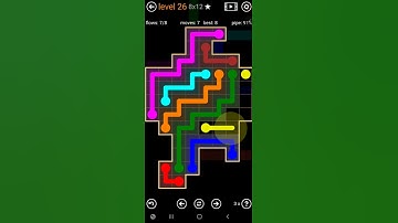 How To Solve Flow Free Amoeba Pack Level 26 8x12 Board Walk Through Solution Walkthrough