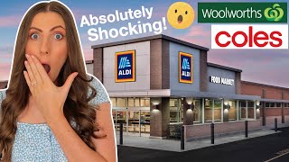 IS ALDI REALLY CHEAPER? Aldi, Woolworths & Coles go head to head! $$$ - Food Shop Grocery Haul