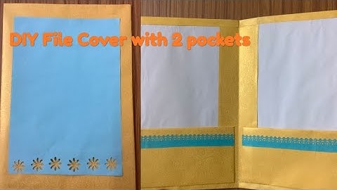 How to make File Folder: DIY File Folder craft idea