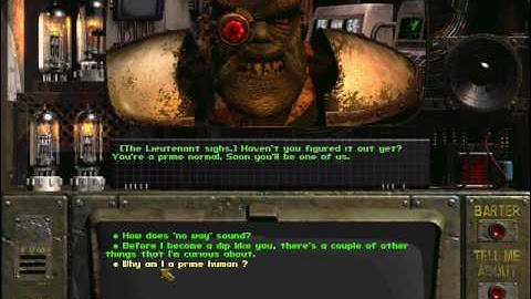 Fallout 1 Lieutenant Talking Head