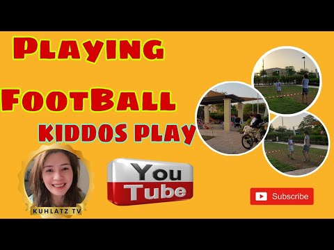 Kids enjoy Playing football