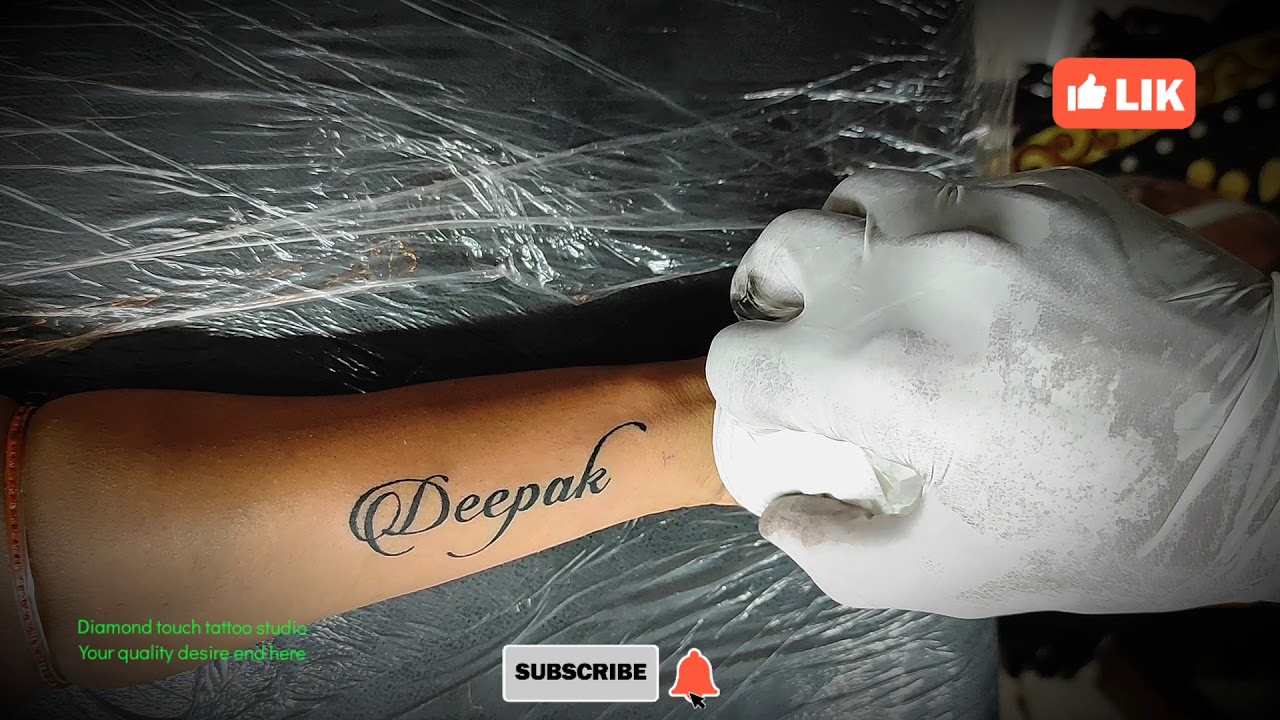 Deepak Name Tattoo Youtube