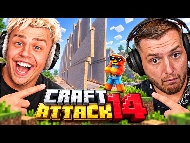 😍😱Riesen MAUER PROGRESS & TALK mit PAPAPLATTE in Craft Attack 14 - #8