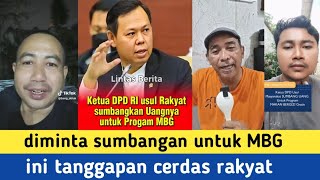KOPLAK!! RAKYAT DIMINTA SUMBANGAN UNTUK BANTU PROGRAM MBG
