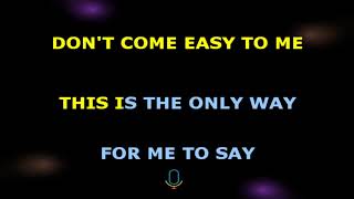 Frank David   Words don’t come easy - Karaokê