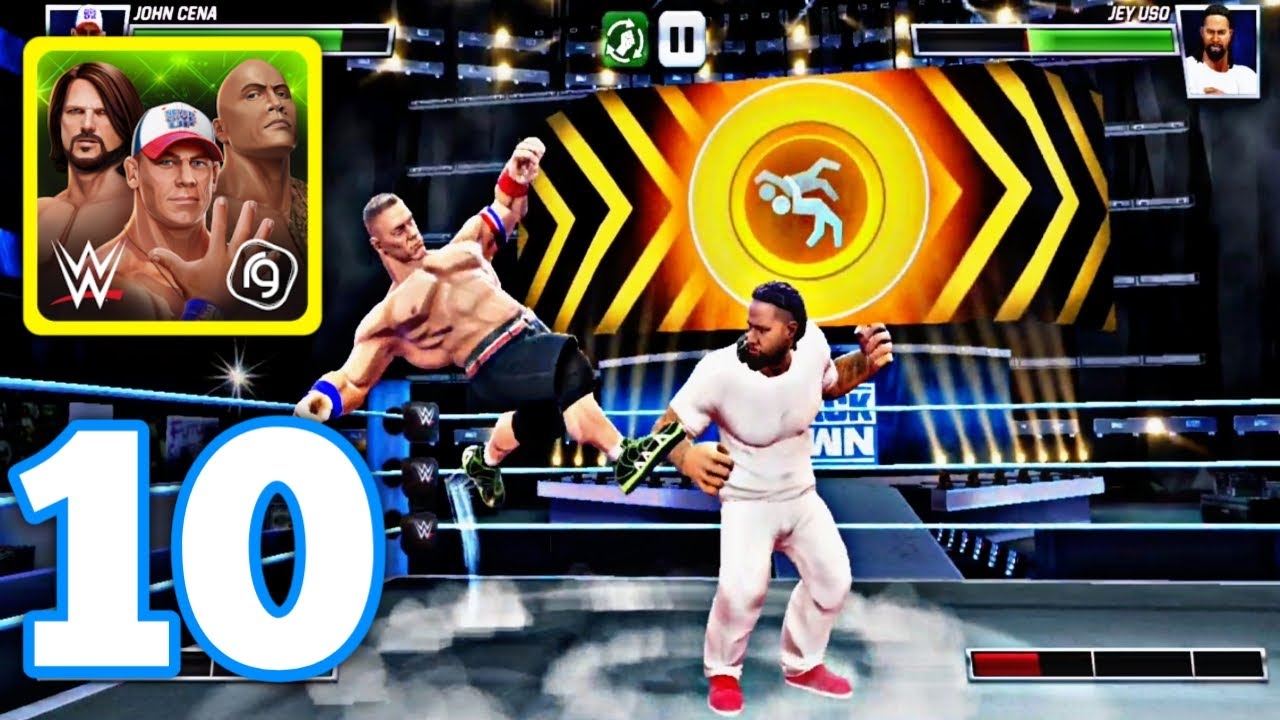 WWE Mayhem - Gameplay Walkthrough Part #10 - John Cena Vs JEY USO (iOS ...