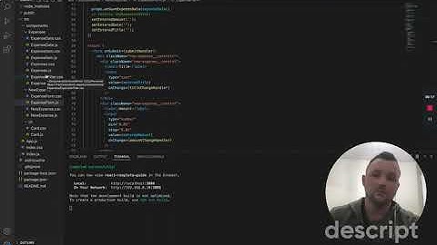 React JS Tutorial - Personal Expenses Web App