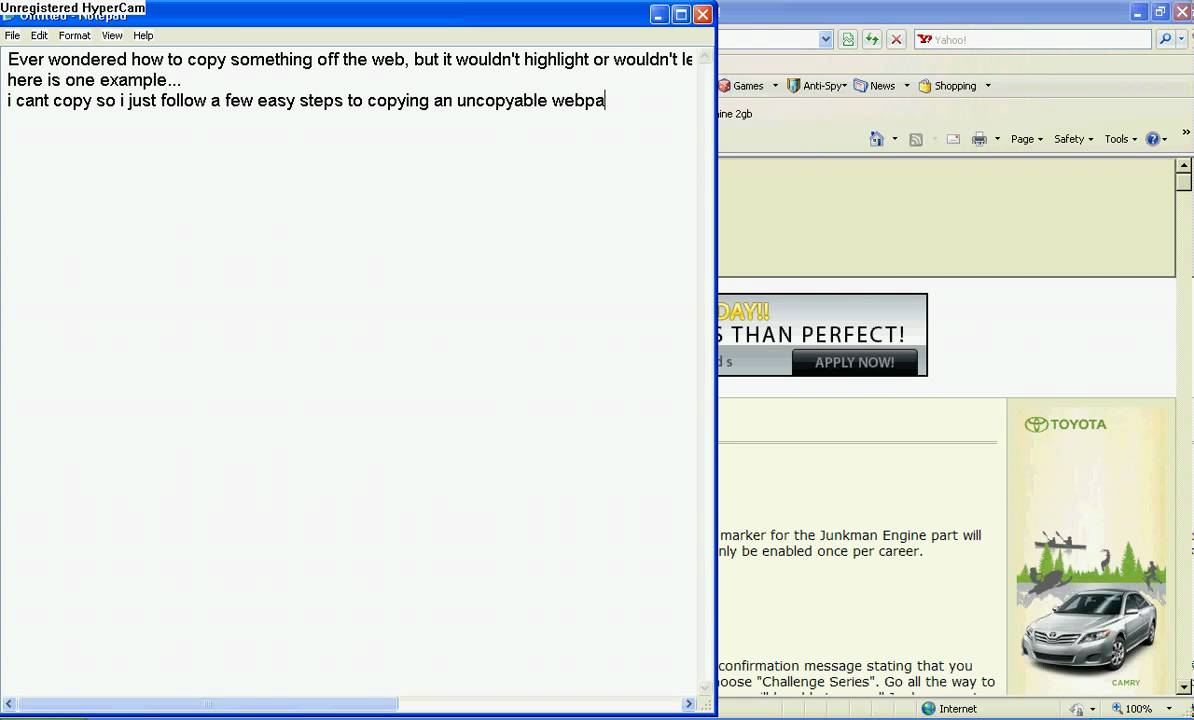 How To Copy Something From The Internet YouTube How To Copy Something From The Internet YouTube