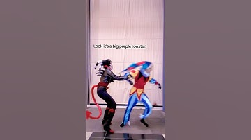 Which way would you choose? 🏃💨 #cosplay #helluvaboss #blitzo #fizzarolli