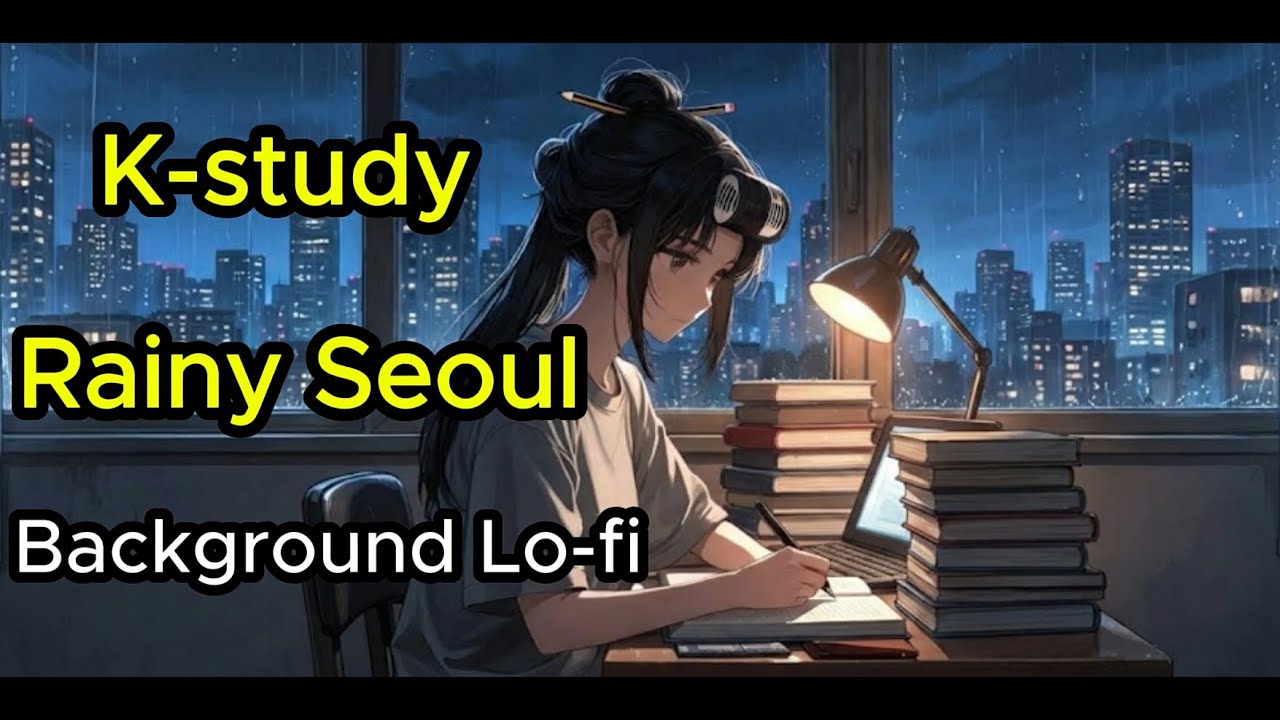 Lo-fi background music to help you focus | Let’s study together with late-night vibes