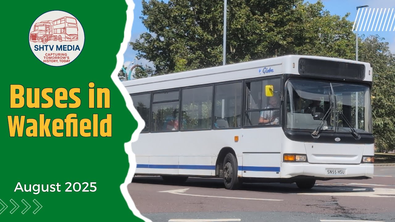 Bus Spotting in Wakefield City Centre | August 2025