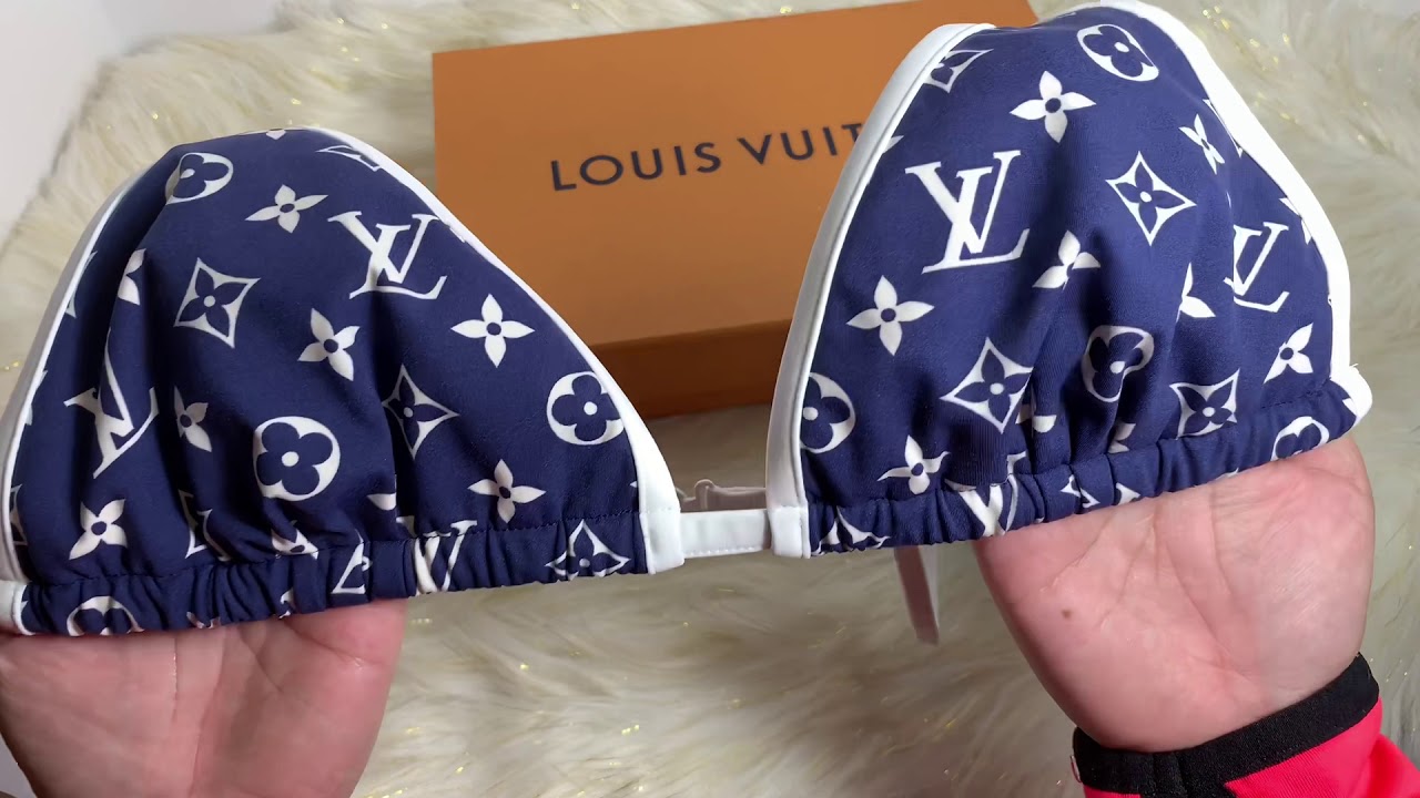 LOUIS VUITTON ESCALE COLLECTION TRIANGE (BIKINI TOP ) INDIGO