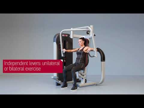 Жим перед собой сидя с Panatta 1MTH033 Vertical chest press circular