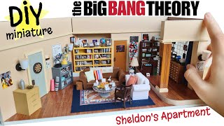 Making &#39;The Big Bang Theory&#39; Apartment (DIY Miniature) (Sheldon&#39;s Apartment)